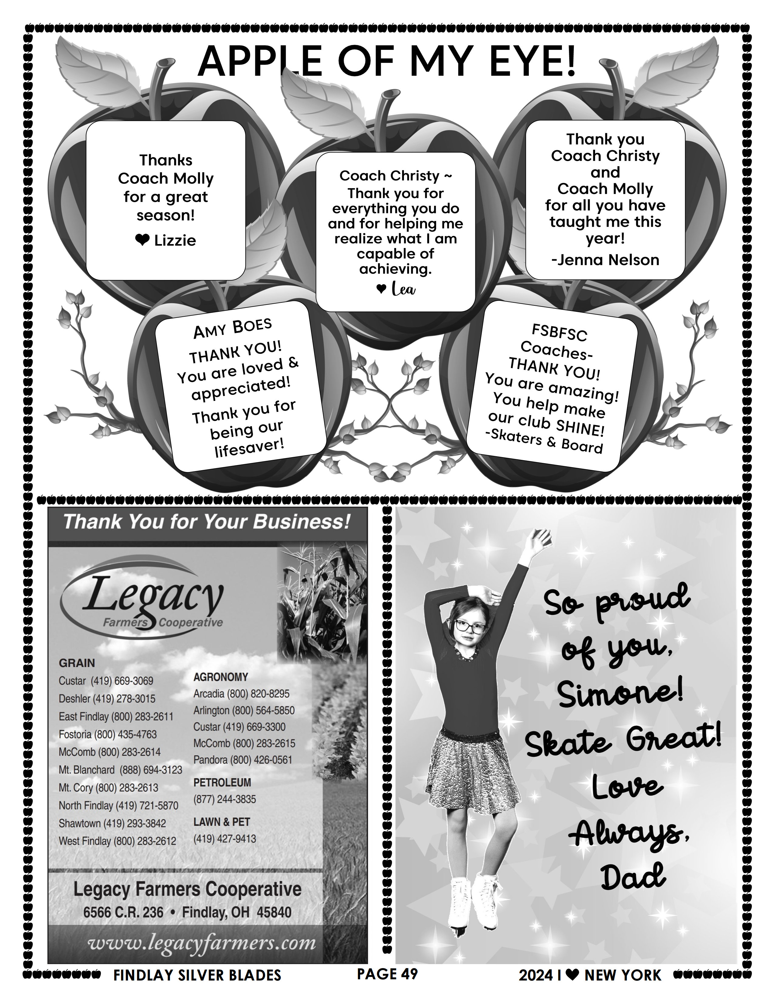 quarter page ad